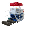 Automatic hydraulic moving cinder concrete maxi brick hollow block making machine